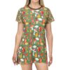 Autumn Squirrel T-Shirt Dress - Cozy Fall Fashion - Image 3