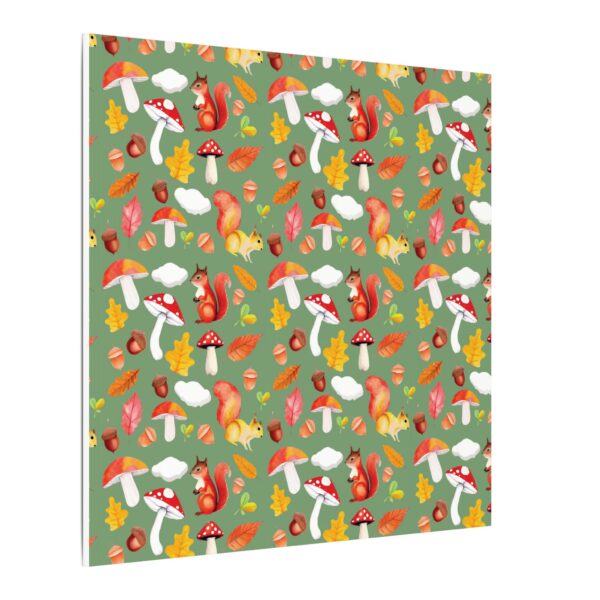 Whimsical Squirrel Canvas Art Print - Autumn Decor for Nature Lovers - Image 178