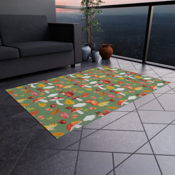 Autumn Forest Outdoor Rug - Cozy, Nature-Inspired Floor Mat for Patios and Gardens - Image 12