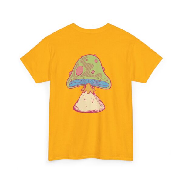 Psychedelic Mushroom Unisex Heavy Cotton Tee - Trendy Casual T-Shirt for Nature Lovers - Image 18