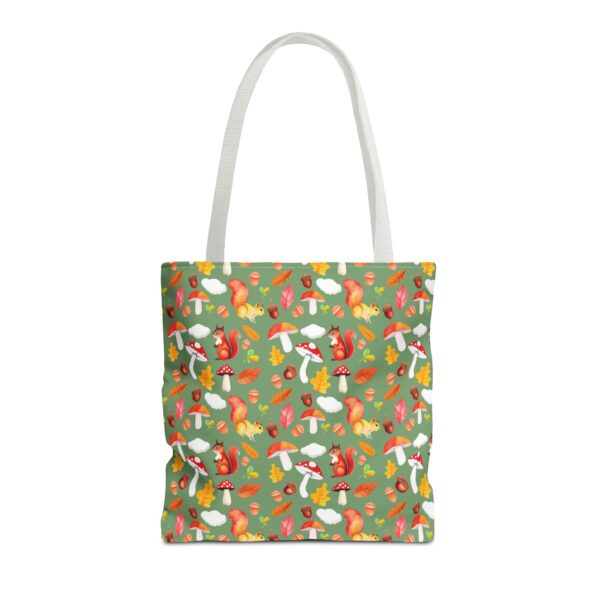 Whimsical Forest Animals Tote Bag - Eco-Friendly Shopping Bag with Mushrooms and Squirrels - Image 32