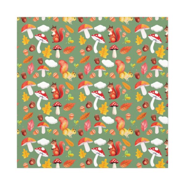 Whimsical Squirrel Canvas Art Print - Autumn Decor for Nature Lovers - Image 177