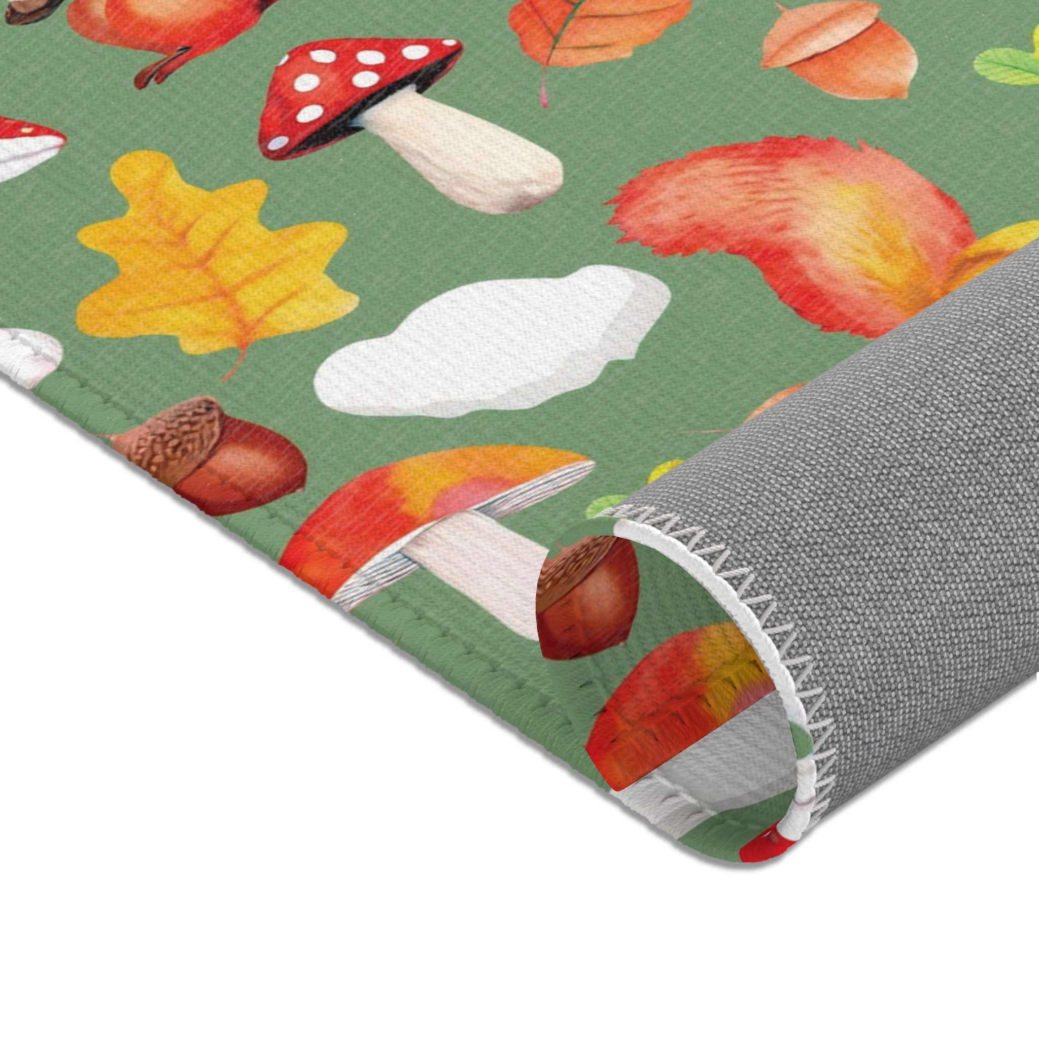 Whimsical Squirrel Area Rug - Autumn Forest Decor - Image 6