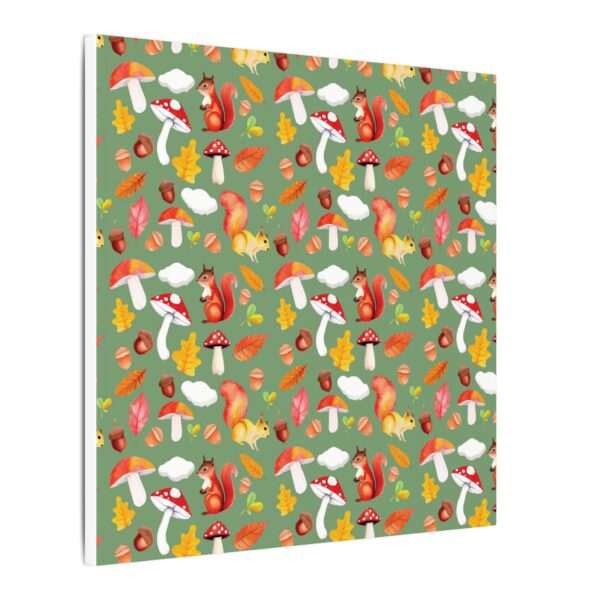 Whimsical Squirrel Canvas Art Print - Autumn Decor for Nature Lovers - Image 154