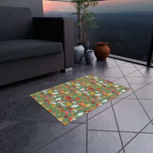 Autumn Forest Outdoor Rug - Cozy, Nature-Inspired Floor Mat for Patios and Gardens
