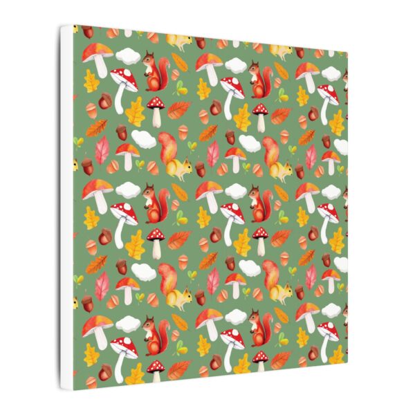 Whimsical Squirrel Canvas Art Print - Autumn Decor for Nature Lovers - Image 146