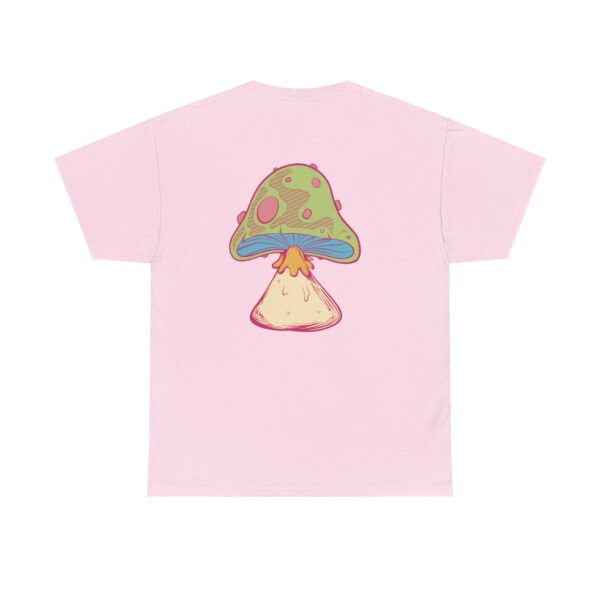 Psychedelic Mushroom Unisex Heavy Cotton Tee - Trendy Casual T-Shirt for Nature Lovers - Image 28