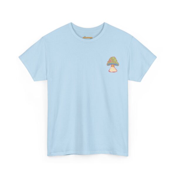 Psychedelic Mushroom Unisex Heavy Cotton Tee - Trendy Casual T-Shirt for Nature Lovers - Image 25