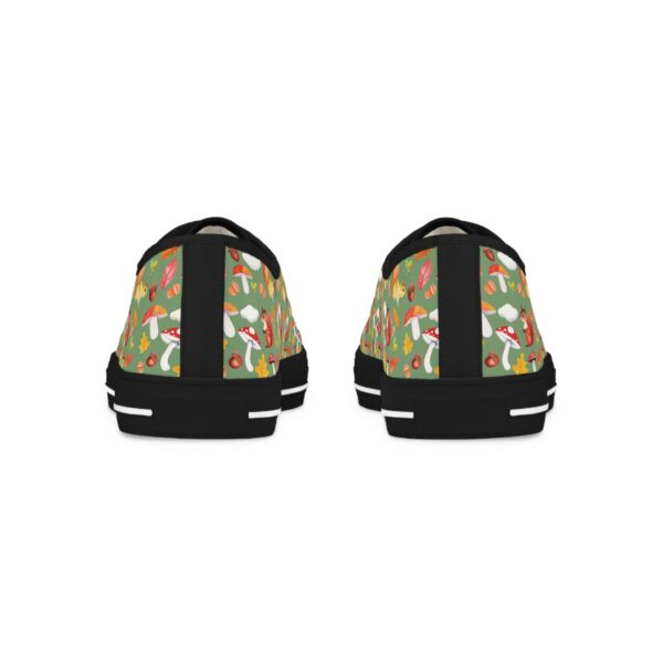 Floral Pattern Men's Low Top Sneakers - Stylish & Fun Casual Footwear - Image 10