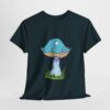 Fantasy Blue Mushroom Unisex Heavy Cotton Tee - Image 17