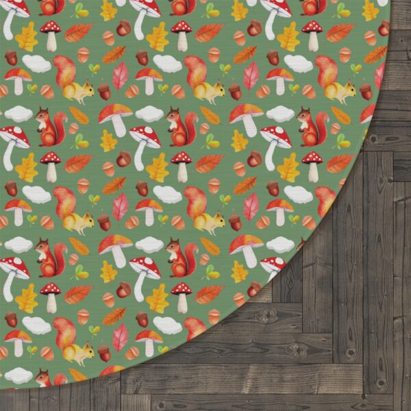 Whimsical Floral Round Rug - Cozy Home Decor for Seasonal Celebrations - Image 4