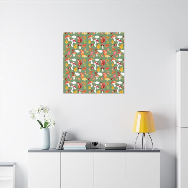 Whimsical Squirrel Canvas Art Print - Autumn Decor for Nature Lovers - Image 92